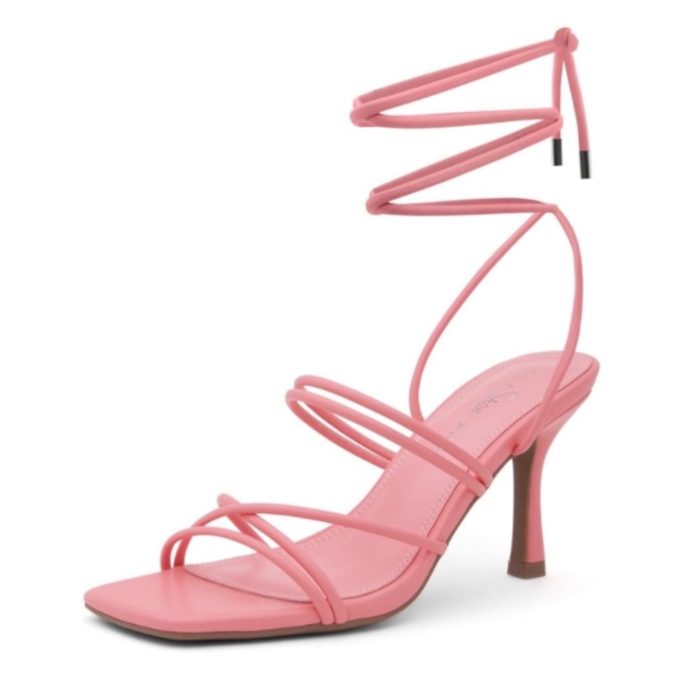 Lace Up Heels Ankle Wrap Sandals